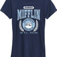 thumbnail image 3 of The Office - Dunder Mifflin Collegiate - Women's Short Sleeve Graphic T-Shirt, 3 of 5