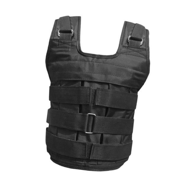ZLight Gilet Lesté Ajustable d'Entraînement Poids Lourds Inclus Non Gilet Poids Noir Peut Contenir 110 Lb