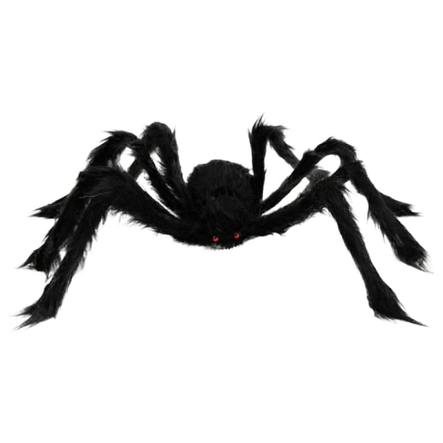Halloween!Accesorios decorativos de araña, simulación de araña de peluche decorativa