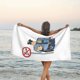 thumbnail image 3 of Me quedo con la toalla de playa de microfibra para mujer, novia, esposa, policía, divertida y sexy, para desfiles, natación, yoga, mujeres y hombres, 3 of 4