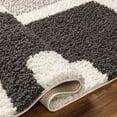 thumbnail image 4 of Mark&Day Area Rugs, 8x10 Giuliana Global Shag Cream/Black Area Rug, Beige Black Carpet for Living Room, Bedroom or Kitchen (7'10" x 10'), 4 of 5