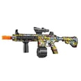 thumbnail image 2 of M416 Manual & Electric Splatter Gun 2-in-1 Gel Ball Blaster con 15000 Gafas de cuentas de agua ecológicas para juguetes al aire libre,1,11 Feliz Sencillez, 2 of 5