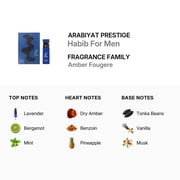 Arabiyat Prestige Men's Habib For Men EDP Spray 3.4 oz Fragrances 6290361912409