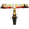 thumbnail image 4 of FixtureDisplays® Tiffany Style Elegant 2 Lights Desktop Lamp 16-Inch Shade15719, 4 of 13