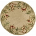 thumbnail image 2 of 5' Round  Wool Ivory  Area Rug, 2 of 2