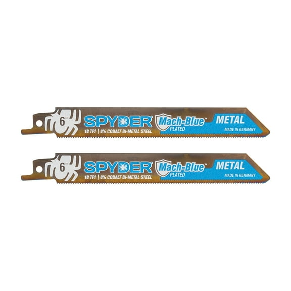 Spyder Mach-Blue™ 6-Inch 18-TPI Reciprocating Blade (2-Pack) 200320
