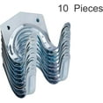 thumbnail image 2 of Galvanized Metal Utility Hooks for Tool Organizer, Storage Hanger Hooks Wall Mounted, Heavy Duty for Garages, Balconies, 2 of 5