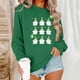 thumbnail image 5 of TaTaai 2026 Fall Women’s St. Patrick‘s Day Print Sweatshirt Round Neck Long Sleeve Loose Pullover Casual Solid Base Fashion Top Soft Polyester Daily Gift, 5 of 6