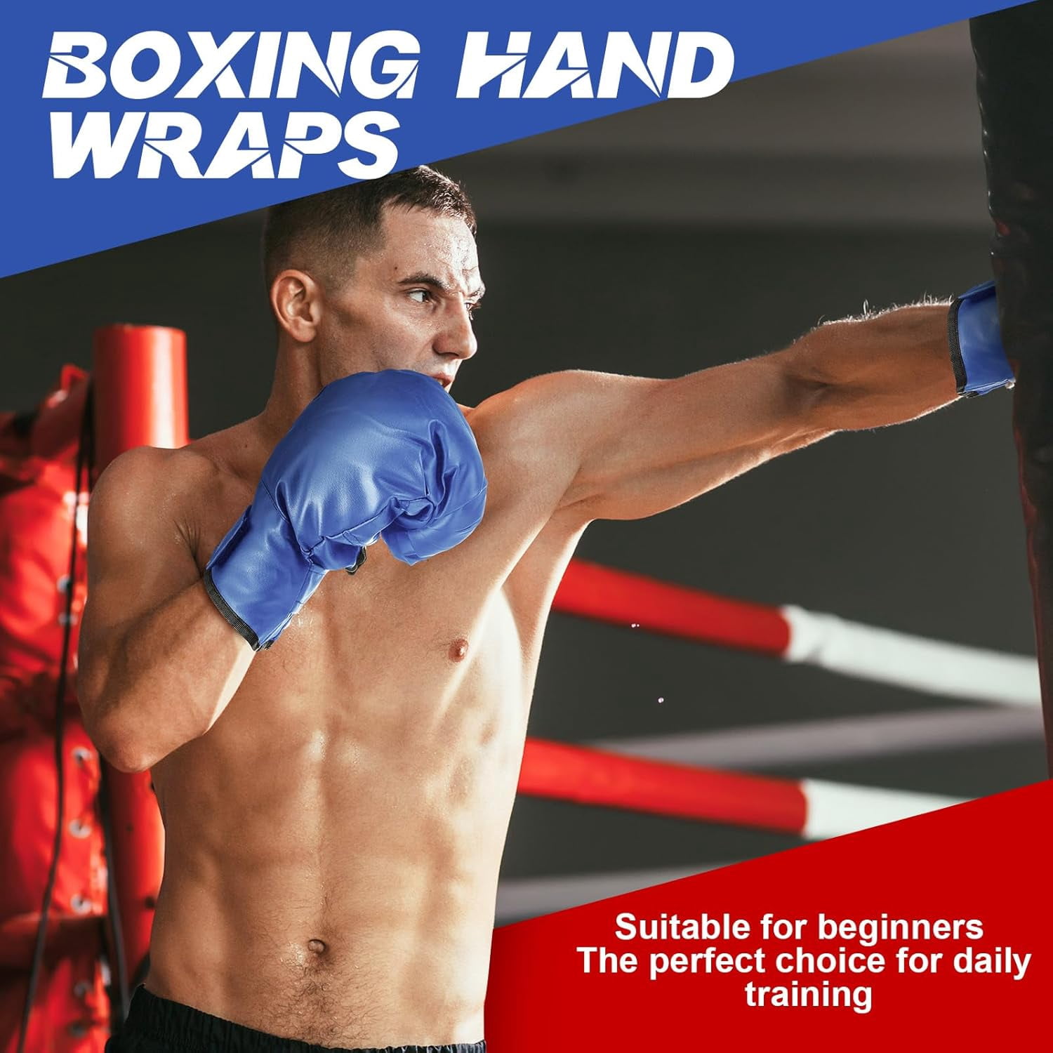 14 Piece Boxing Training Set, 2 Pair 16 Ounce Boxing Gloves, Helmet & Face Mask, Unisex Adult & Youth Beginner Training Gear