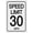 Warning Sign 2, variant on Speed Limit 30 Mph Rust Free Aluminum Sign 8"x12" - Professional Graphics Easy To Mount, Indoor & Outdoor Use, Traffic Speed Limit Sign