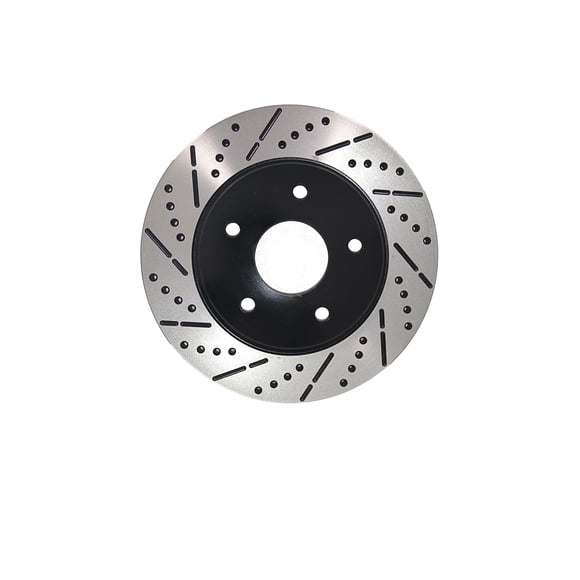 [Perceuse Arrière & Rotors de Frein à Fente Plaquettes en Céramique] Compatible 12-15 Jeep Grand Cherokee SRT-8