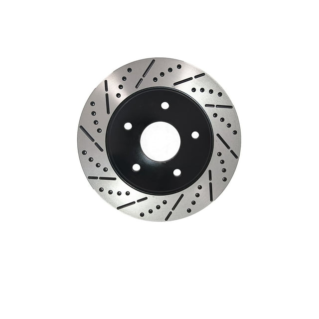 Rear Drill&Slot Brake Rotors Ceramic Pads Fit 2010 Chevrolet Impala w/new style*