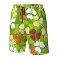 thumbnail image 5 of Kll St. Patrick'S Day3 Men'S Casual Summer Beach Shorts Hawaiian Shorts With Pockets-Large, 5 of 9