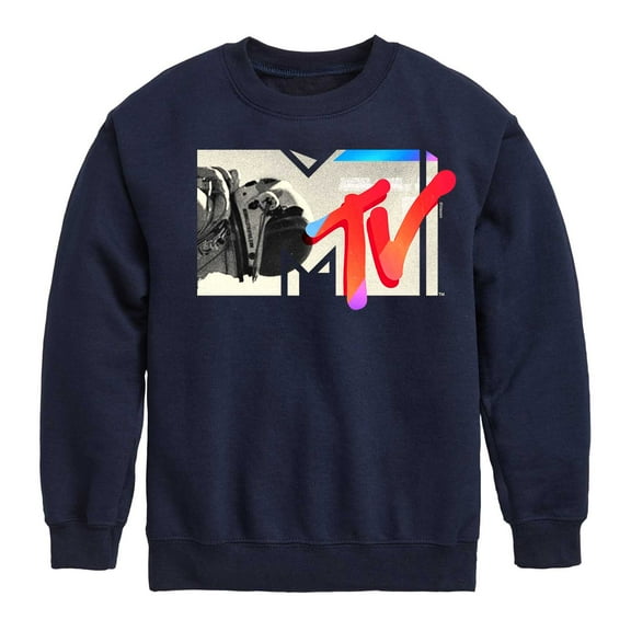 MTV Logo - Moon Person - Toddler And Youth Crewneck Fleece Sweatshirt
