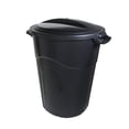 thumbnail image 2 of United Solutions 32 Gallon Garbage Can with Lock Lid, Black (6 Pack), 2 of 2