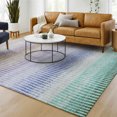 thumbnail image 6 of Addison Rugs Mayfield Premium Machine Washable Transitional Stripes Green Rectangle Rug, 10' x 14', 6 of 6