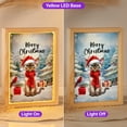 thumbnail image 2 of Merry Christmas Devon Rex Enjoys Catmas Winter Xmas Holiday Acrylic Plaque with Wood Photo Frame Box Cat Lover Kitten Owner Gifts Light Box - 02022, 2 of 5