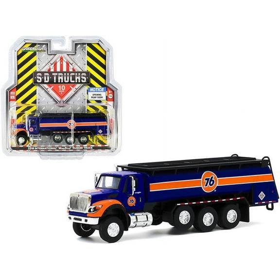2018 International WorkStar Tanker Truck, Union 76 - Greenlight 45100A/48 - 1/64 scale Diecast Model Toy Car