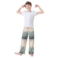 thumbnail image 2 of FORMRS Kids Pajama Pants with Pockets Size 6-8Y Boys Lounge Sleep Bottoms, Night Deer, 2 of 8