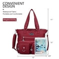 thumbnail image 5 of Angelkiss Purses Handbags for Women PU Tote Satchel Bags for Women Pockets Shoulder Bag, 5 of 5