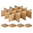 thumbnail image 1 of HLONK 5 Pack Shipping Box Divider Cardboard Packaging Box For Glassware Moving Box With Divider Boxes And Moving Supplies, 1 of 8