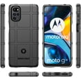 thumbnail image 2 of Slim Fit Phone Case for Motorola G22, Case for Moto E32,Case for Moto E32S,Rugged Shield Phone Case with Military Grade Shockproof Protection Cover for Moto G22/E32/E32S, HD Black, 2 of 16