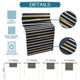 thumbnail image 6 of Yellow Blue Striped Table Runner, Vintage Medieval Kitchen Table Runners Dress Scarves for Table Decorations Party/Restaurant/Indoor Outdoor Use, 13x90in, 6 of 9