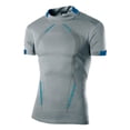 thumbnail image 2 of Mens Casual Slim hort Sleeve T-shirt Undershirt Blouse Muscle Fitness Gym Top, 2 of 11