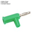 thumbnail image 5 of 10Pcs Solderless Banana Plug ABS Brass Lantern Open Screw Bananas Connectors for Inverters 4mmGreen, 5 of 5
