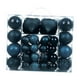 thumbnail image 5 of 48 bolas navideñas colgantes decorativas de 4 cm, 8 cm y 6 cm, con forma de lágrima. Azul marino, 5 of 9