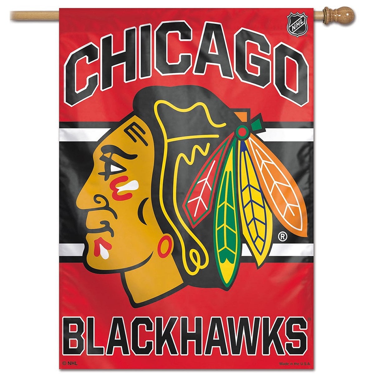 Chicago Blackhawks Decorative Banner Flag