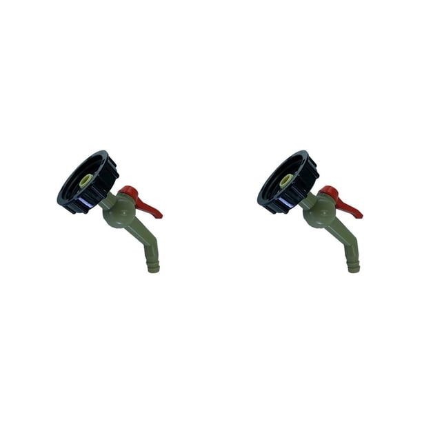 Grifo de contenedor IBC Riwesomey con control de encendido/apagado y conector de barriles