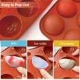 thumbnail image 5 of Jinsinto 4 Pcs Silicone Molds, Hot Chocolate Bomb Mold with 6 Semi Sphere Jelly Holes, with 2 Droppers Chocolate Molds, 5 of 5