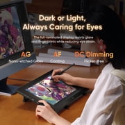 XPPen Artist 16 3rd Graphic Tablet/Pro 15.4-inch Pen Display/1080P 16.7M Colors Drawing Monitor/16384-Levels X4 Smart Stylus/Anti-glare Eye-protection Drawing Tablet with Screen