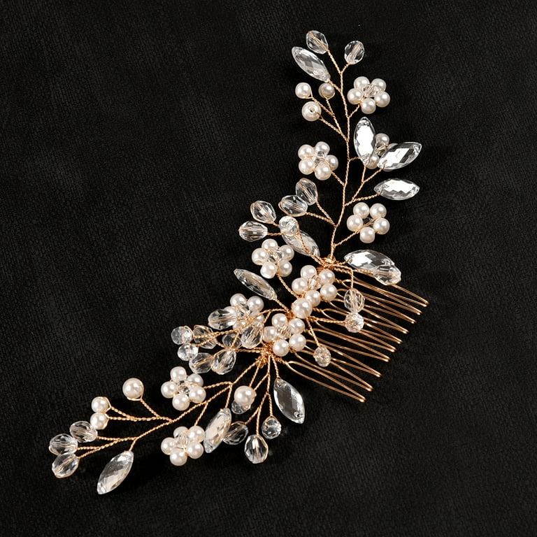 Be Something New Pearl Flower Hair Pins Beaded Hair Accessories