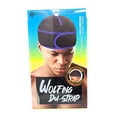 thumbnail image 2 of King J Wolfing Du-Strap #2030 No Strings-Snaps Stringless durag compressing cap (Black/Black), 2 of 4