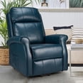 thumbnail image 6 of YODOLLA Faux Leather Recliner Power Lift Chair for Elderly in Blue, 6 of 6
