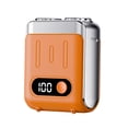 thumbnail image 2 of TISHITA Men Electric Razor Cordless Rechargeable Mini Electric Shaver for Travel Car Orange, 2 of 8