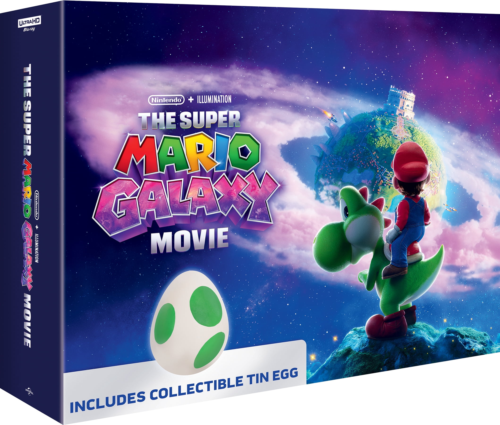 The Super Mario Galaxy Movie Collectible Tin (4K Ultra HD + Blu-ray + Digital Copy) (Walmart Exclusive) , Family, Universal