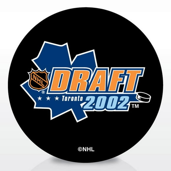 2002 NHL Draft Day Event Hockey Puck