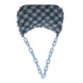 thumbnail image 4 of Bolso de hombro individual para mujer, bolso de hombro para mujer con textura, sencillo y cómodo, a la moda, tamaño libre, color azul, 4 of 8