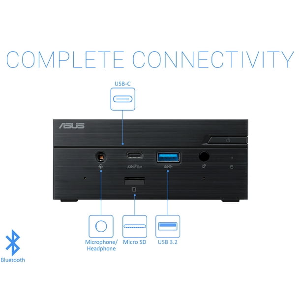 ASUS PN50 Mini PC, AMD Ryzen 5 4500U Upto 4.0GHz, 8GB RAM, 1TB