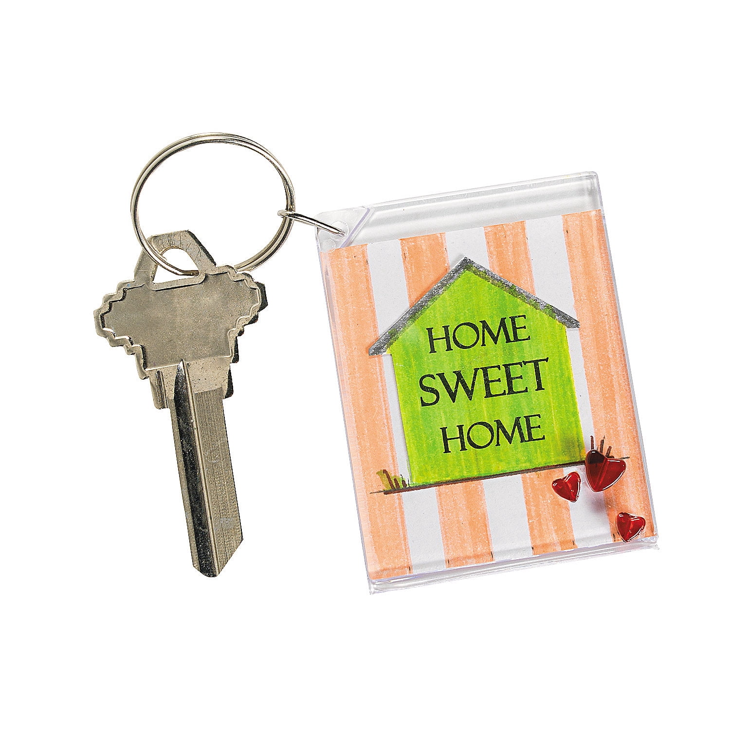DIY Key Chains, Craft Kits, Party Supplies, 48 Pieces