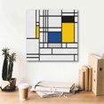 thumbnail image 6 of Epic Graffiti 'Mondrian NFT3' by Epic Portfolio, Giclee Canvas Wall Art, 18"x18", 6 of 8