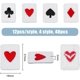 thumbnail image 2 of 48 parches de poliéster de 4 estilos para naipes, para planchar o coser, con apliques de póker, con corazones rojos y negros, con diamantes y espadas., 2 of 6