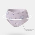 thumbnail image 4 of GYRATEDREAM 4-Pack Toddler Baby Girls Soft Cotton Underwear Kids Breathable Comfy Cartoon Print Briefs Undies Children Assorted Panties for 2-10 Years, 4 of 7