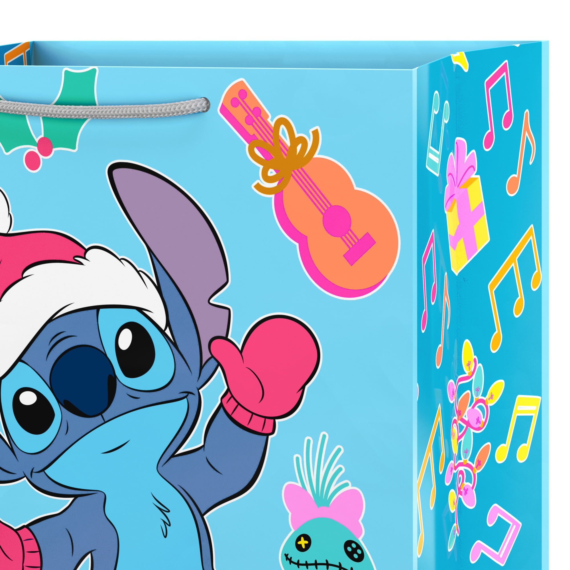 Large Stitch Bag, Disney Stitch Holiday Gift Bag