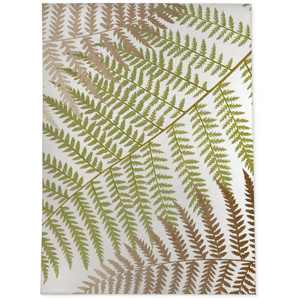 Fern Green Brown Outdoor Rug By Kavka, Green And Brown Outdoor Rug