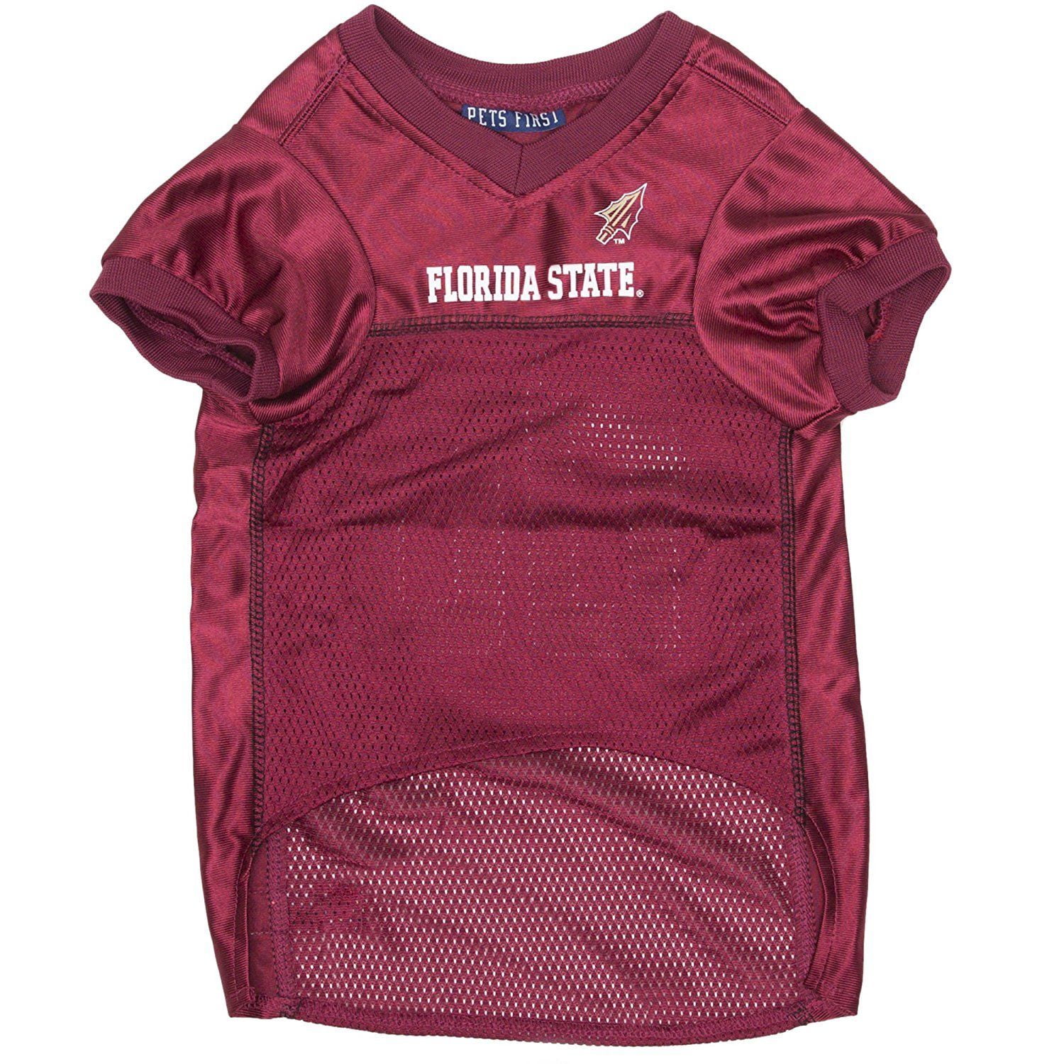 Pets First Collegiate Florida State Seminoles Football/Basketball Mesh Jersey for Pet Dog. available in 40+ Teams - Large