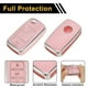 thumbnail image 4 of Funda de Llave de Coche de TPU Silicona en Tono Rosa y Plata para VW Golf 4/5/6/7/Mk4/Mk5/Mk6/MK7 - Funda de Control Remoto de 3 Botones, 4 of 6